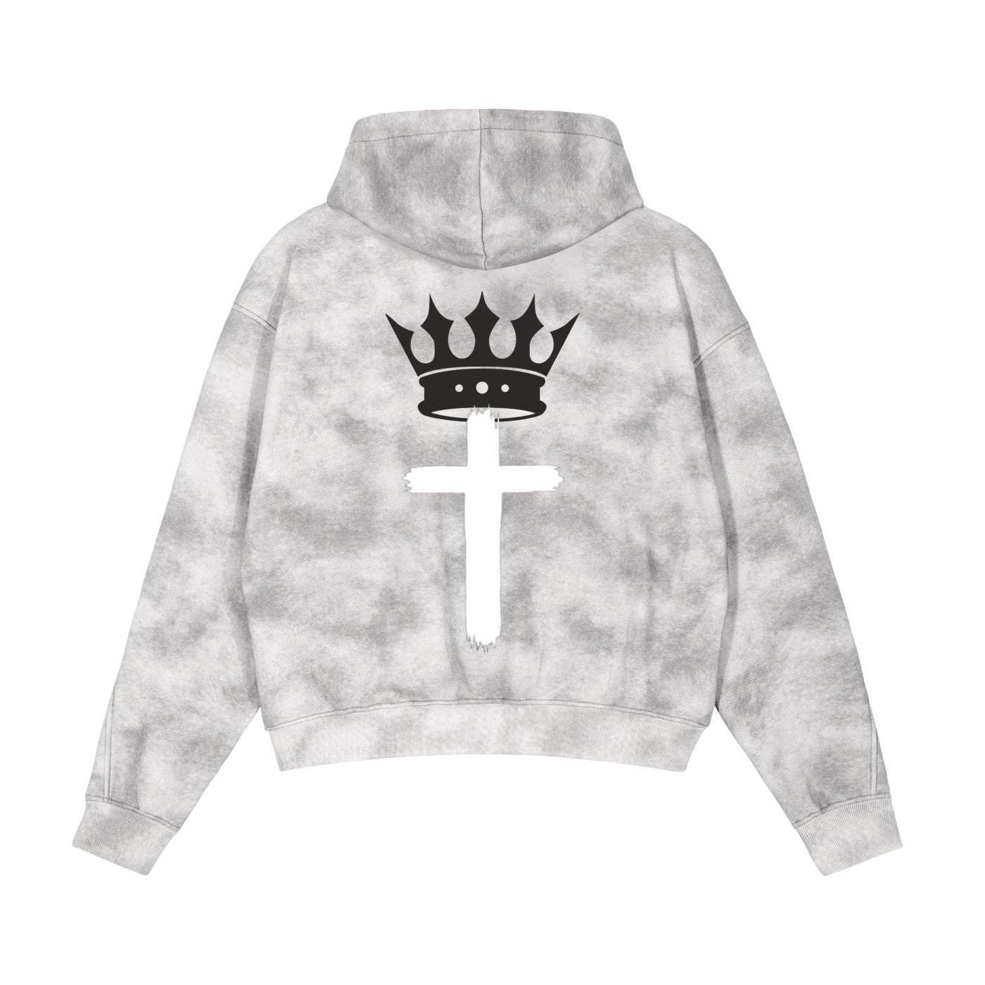 Dirty Washed Zip-Up Fleece Jesus is king