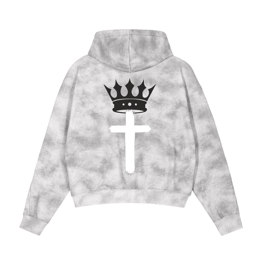 Dirty Washed Zip-Up Fleece Jesus is king