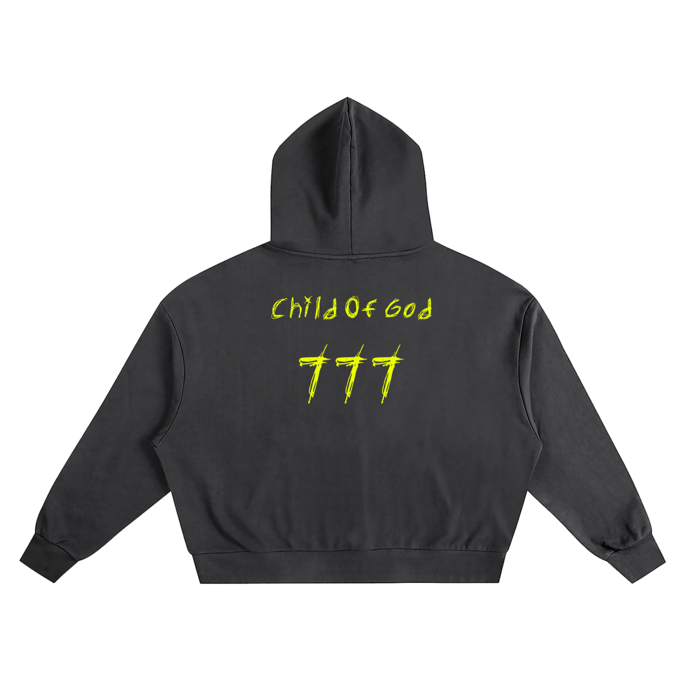 Black Child Of God Boxy Oversized Hoodie