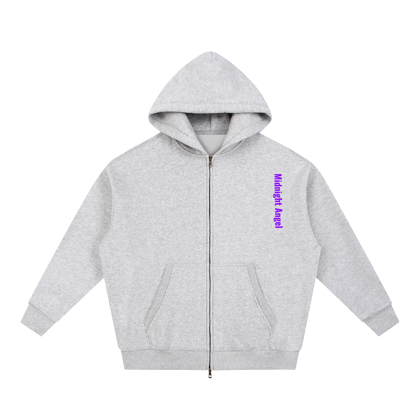 Grey Child Of God Essential Oversized Fleece Boxy Jacket