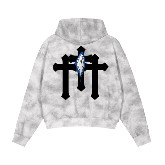 Dirty Washed Zip-Up Fleece Greatest Time Of the Year Hoodie