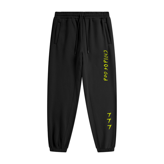 Black Child Of God Heavyweight Fleece Joggers