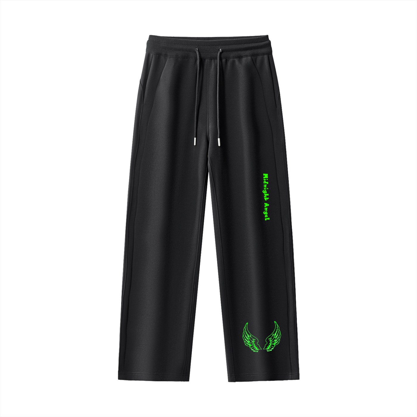Green Angel Essential Drawstring Straight-Leg Sweatpants