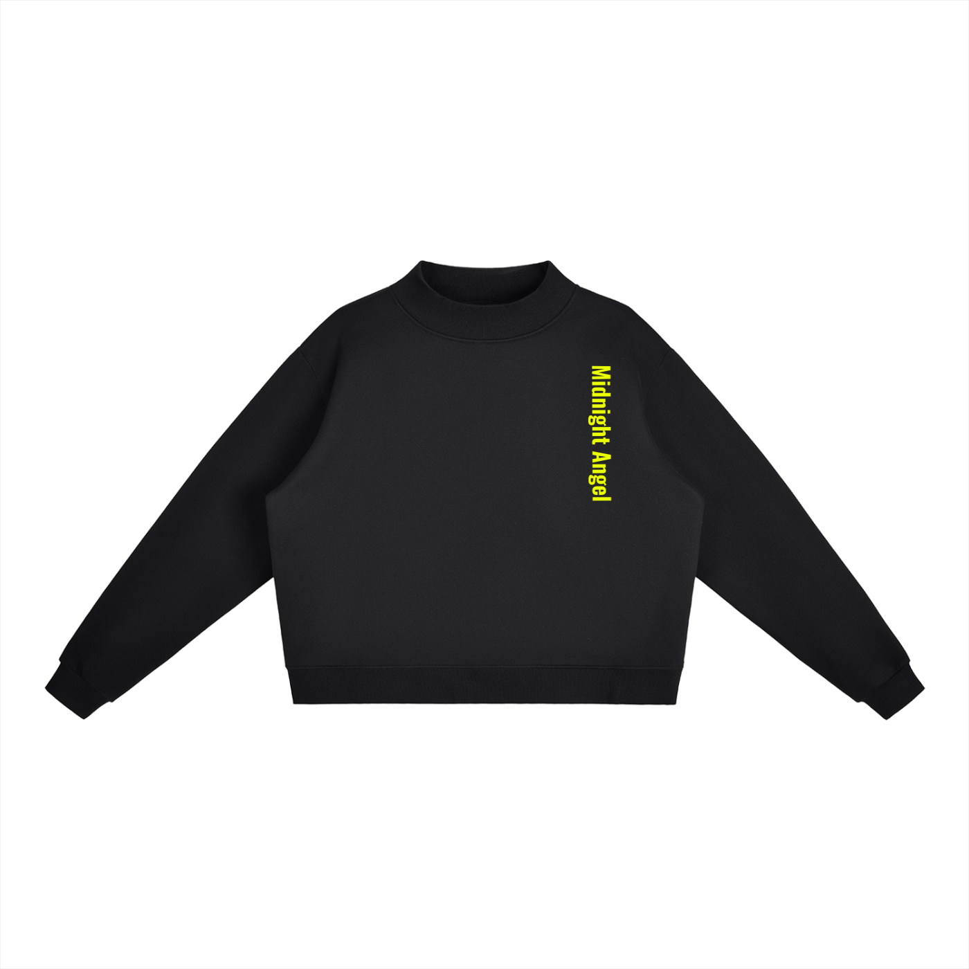 Black Child Of God Essential Fleece Mock-Neck Crew Sweatshirt