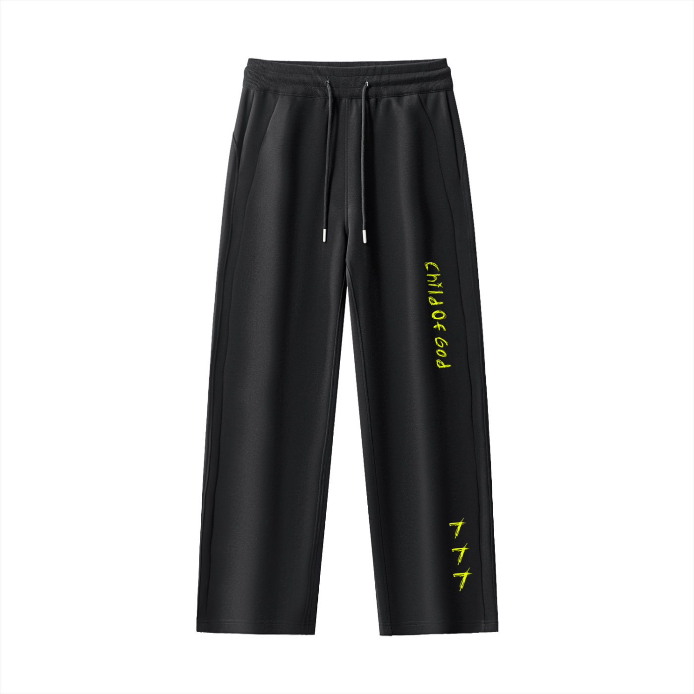 Black Child Of God Essential Drawstring Straight-Leg Sweatpants
