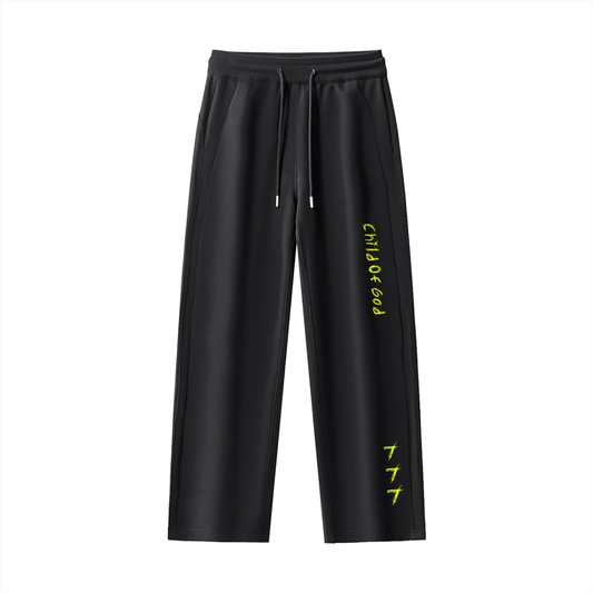 Black Child Of God Essential Drawstring Straight-Leg Sweatpants